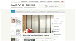 Desktop Screenshot of layindoaluminium.com